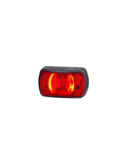 Lampa obrysowa diodowa krótka czerwona 12/24V