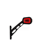 Lampa obrysowa diodowa trzyfunkcyjna na wysięgniku długim ukośna prawa 12/24V