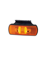 Lampa obrysowa diodowa12/24V pomarańczowa z odblaskiem