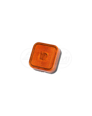 Lampa obrysowa kwadratowa z odblaskiem POMARAŃCZOWA