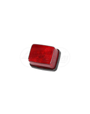 Lampa obrysowa prostokątna CZERWONA