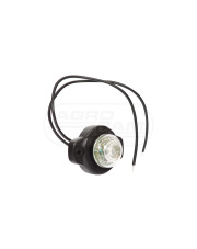 Lampa obrysowa przednia, jednofunkcyjna, 12V-24V + przewody 22cm LgY-S 0,75mm2, diody