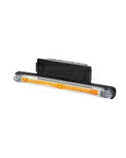 Lampa pozycyjna boczna z zawiasem, jednofunkcyjna, 12V-24V + przewody 36cm LgY-S 0,75mm2, diody