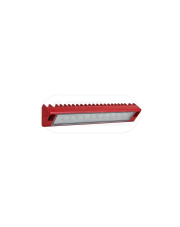 Lampa robocza LED czerwona obudowa 268x44 1400lm 12/24V (Cz+)+przew.0.5m,
