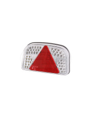 Lampa tylna LED biała z trójkątem