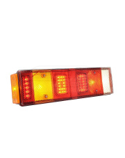 Lampa tylna zespolona ze światłem pozycyjnym bocznym lewa, 12V-24V + diody