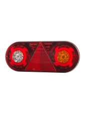 Lampa zespolona diodowa z trójkątem odblaskowym prawa 6-funkcyjna 12/24V