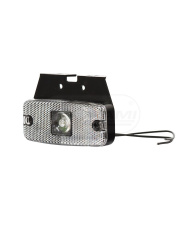 Lampa zespolona obrysowa przednia, 12V-24V + przewody 22cm LgY-S 0,75mm2, diody