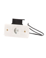 Lampa zespolona obrysowa przednia, 12V-24V + przewody 22cm LgY-S 0,75mm2, diody