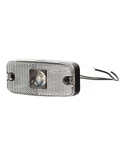Lampa zespolona obrysowa przednia, 12V-24V + przewody 22cm LgY-S 0,75mm2, diody