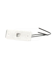 Lampa zespolona obrysowa przednia, 12V-24V + przewody 22cm LgY-S 0,75mm2, diody