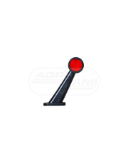 Lampa zespolona obrysowa przednio-tylna lewa, 12V-24V + przewody 21cm LgY-S 0,75mm2, diody