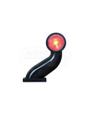 Lampa zespolona obrysowa przednio-tylna lewa, 12V-24V + przewody 25cm LgY-S 0,75mm2, diody