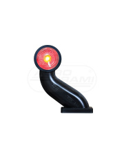 Lampa zespolona obrysowa przednio-tylna prawa, 12V-24V + przewody 25cm LgY-S 0,75mm2, diody