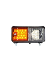 Lampa zespolona przednia lewa, 12V-24V + przewody 185cm YLY-S 4x0,75mm2, diody