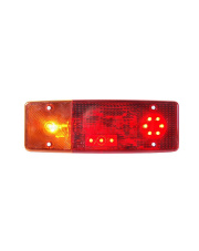 Lampa zespolona tylna lewa, 12V-24V + przewody 200cm YLY-S 4x0,75mm2, diody