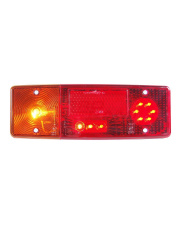 Lampa zespolona tylna lewa, 12V-24V + przewody 200cm YLY-S 4x0,75mm2, diody