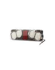 Lampa zespolona tylna lewa, 24V + przewody 200cm YLY-S 6x0,75mm2, diody