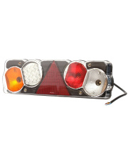 Lampa zespolona tylna lewa, 24V + przewody 60cm YLY-S 6x0,75mm2, diody