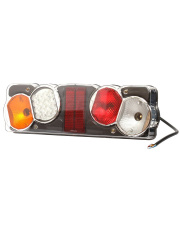 Lampa zespolona tylna lewa, 24V + przewody 60cm YLY-S 6x0,75mm2, diody