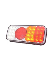 Lampa zespolona tylna prawa, 12V-24V + przewody 190cm YLY-S 5x0,75mm2, diody