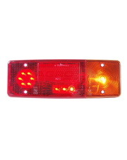 Lampa zespolona tylna prawa, 12V-24V + przewody 200cm YLY-S 4x0,75mm2, diody