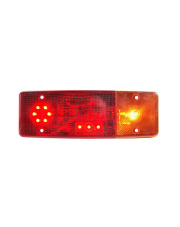 Lampa zespolona tylna prawa, 12V-24V + przewody 200cm YLY-S 4x0,75mm2, diody