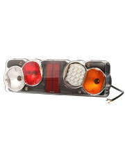 Lampa zespolona tylna prawa, 24V + przewody 60cm YLY-S 6x0,75mm2, diody