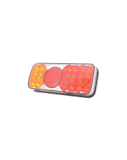 Lampa zespolona tylna, 12V-24V + przewody 190cm YLY-S 4x0,75mm2, diody