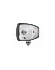 Reflektor przedni prawy H4 12V 4f 225x150x120 z dolnym mocowaniem WESEM RGV1B.52411