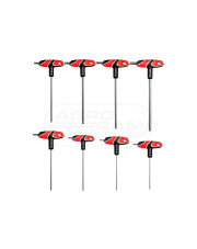 Komplet kluczy trzpieniowych Hex z kulką i uchwytem 8-elementowy YT-05597 YATO