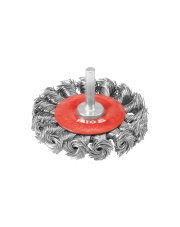 Szczotka tarcz z trzpieniem 75 mm