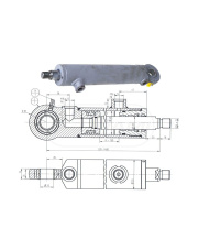 CYLINDER CJ2DF/18-40/22/160Z PRZEKŁADNIA BEZSTOPNIOWA