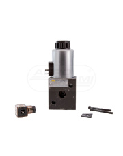 Elektrozawór 3-drogowy elektromagnetyczny kontroli 3/2 W-E12DVS3/2-80L G1/2