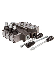 Rozdzielacz hydrauliczny 3-sekcyjny max przepływ 40L(1 sekcja z zatrzaskiem)