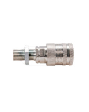 Szybkozłącze hydrauliczne gniazdo long M20x1,5 gwint zewnętrzny EURO PUSH-PULL (ISO 7241-A)