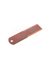 Nóż rozdrabniacza stały  195X50X3mm. Fi-12mm.RASSPE